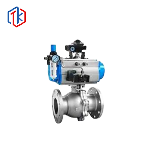 氣動(dòng)法蘭球閥